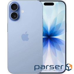 Смартфон Apple iPhone 17 256GB Mist Blue (MG6L4AF/A), 6.3" (2622х1206) Super Retina XDR / Apple A19