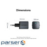 Зарядний пристрій Vention USB-C PD20W GaN gray (FEVH0-EU)