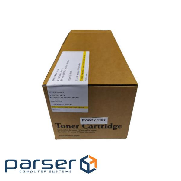Тонер-картридж Tomoegawa KYOCERA TK-5270Y (1T02TVANL0) chip (PY453Y.110Y)