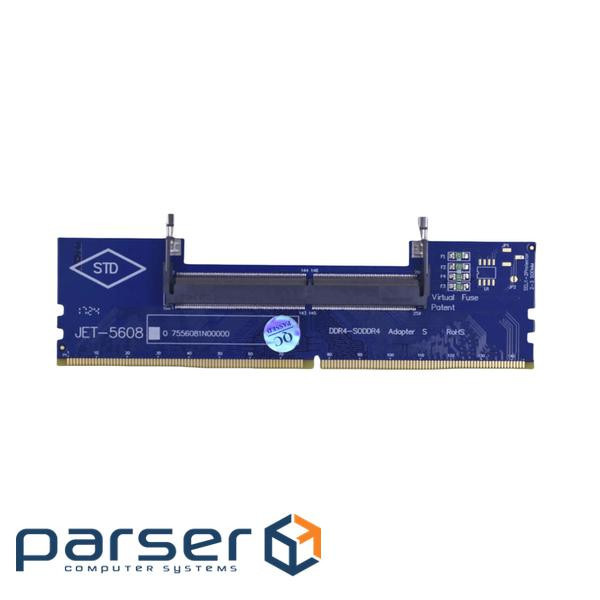 Конвертер Dynamode DDR4 Laptop SO-DIMM to Desktop DIMM RAM Memory (DM-DDR4-DIMM-Converter)