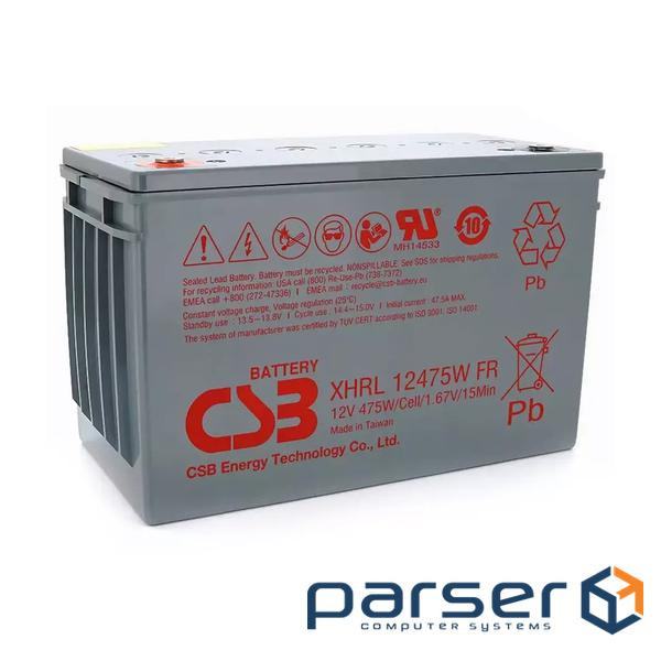 Батарея до ДБЖ CSB XHRL12475W, 12V 118.8Ah