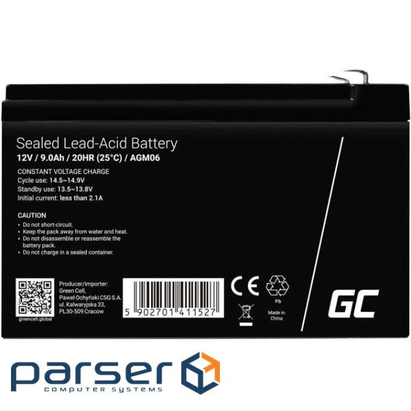 Акумуляторна батарея Green Cell 12V, 9.0A (85076000)