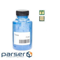 Тонер + чіп Canon MF651/655/657, LBP631/633, Cyan, 35 г / 1250 копій, AHK (50000375) , AHK (50000375)