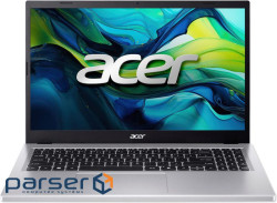 Ноутбук 15" Acer Aspire Go 15 AG15-71P-58WM (NX.JDCEX.002) Pure Silver, глянсовий LED Full HD 1920x1