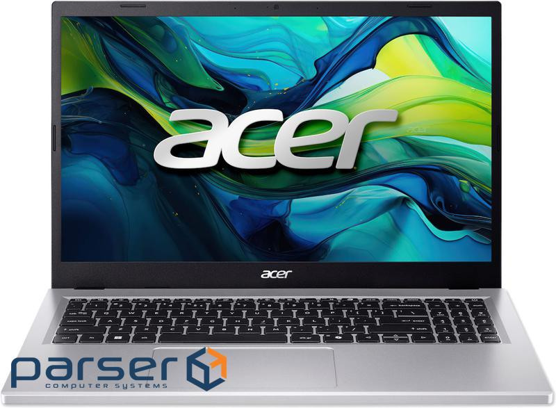 Ноутбук 15" Acer Aspire Go 15 AG15-71P-58WM (NX.JDCEX.002) Pure Silver, глянсовий LED Full HD 1920x1