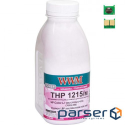 Toner HP CLJ CP1215/CP1515/CM1312 40г Magenta +chip WWM (TC1215M)
