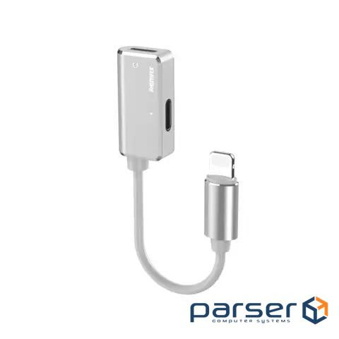 Адаптер Remax RL-LA02i Enjoy 2in1 Lightning-2 Lightning, 12см , White (6954851298007)