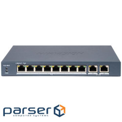 Коммутатор 10 портов управляемый Hikvision DS-3E1310P-EI(B) PoE