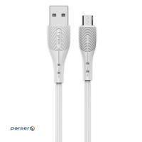 Кабель T-PHOX Wing T-M836 Micro USB - 1m (Білий) (T-M836 White) ) (T-M836 White)