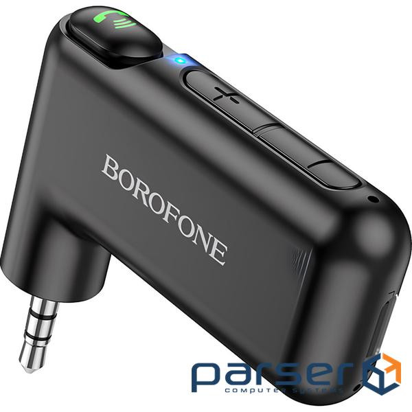 Bluetooth аудіо адаптер BOROFONE BC35 Wideway Car AUX BT Receiver (BC35B)