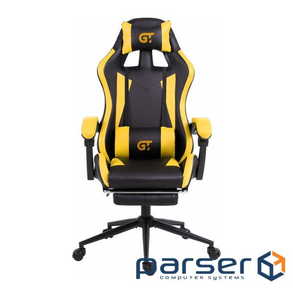 Крісло ігрове GT Racer X-2323 Black/Yellow