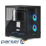Корпус ATX без БЖ, чорний, з загартованим склом, Pop 2 Vision Black RGB FRACTAL DESI (FD-C-POV2A-02)