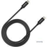 CANYON UC-44, cable, U4-CC-5A1M-E, USB4 TYPE-C to TYPE-C cable assembly 40G 1m 5A 240W (CNS-USBC44B)