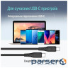 Дата кабель USB-C to USB-C 1.0m 3A 60W textured PVC black ColorWay (CW-CBPDCC094-BK)