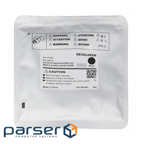 Девелопер Kyocera Ecosys P5021, DV-5230K 94г, black, 302R793030 CET (CET171033)