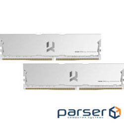 Модуль пам'яті GOODRAM IRDM Pro DDR4 3600MHz 16GB Kit 2x8GB Hollow White (IRP-W3600D4V64L18S/16GDC)