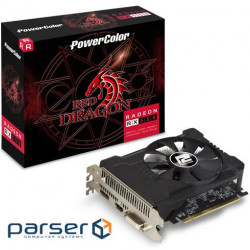 Video card MSI GeForce GT1030 2048Mb AERO ITX OC (GT 1030 AERO ITX 2G OC) PCI-Express x16 3.0, 2 ГБ, GDDR5, 64 Bit, Base - 1265 MHz, Boost - 1518 MHz, 1 x HDMI, 1 x DVI, 30 Вт POWERCOLOR Red Dragon Radeon RX 550 4GB GDDR5 OC V2 (AXRX 550 4GBD5-DHV2/OC)