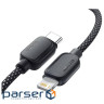 Дата кабель USB-C to Lightning 1.0m 20W black Essager (EXCTL-WL01-P)