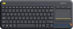 Keyboard Logitech K400 Plus Touch Wireless UA Black (920-007145)