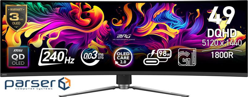 Монітор MSI MPG 491CQPX QD-OLED