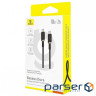 Кабель Baseus Type-C to Type-C 100W 2m (P10377803U01-02)з/ч 
