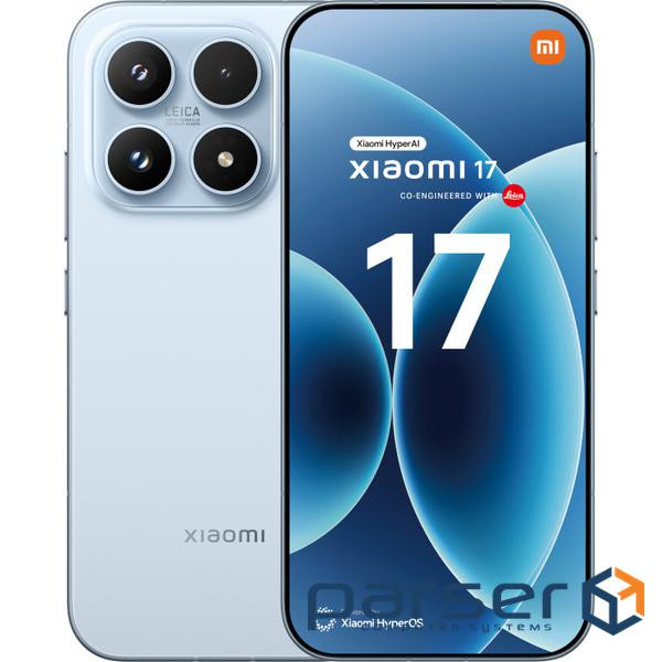 Смартфон XIAOMI 17 12/256GB Ice Blue (25113PN0EG Ice Blue)