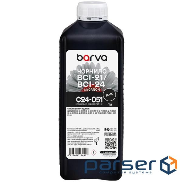 Чорнило Barva Canon BCI-21/BCI-24 1 л, special, black (C24-051)