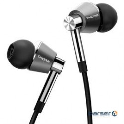 1More Headset E1001-C Triple Driver In-Ear Headset Silver Retail