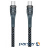 Дата кабель USB-C to USB-C 1.3m Lotto PD-B89CC Black Proda (PD-B89 (C-C)-BK)