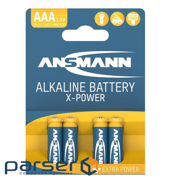 Батарейка Ansmann AAA MN2400 LR03 * 4 (5015653)