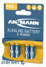 Батарейка Ansmann AAA MN2400 LR03 * 4 (5015653)