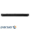 Horizontal cable brush management panel 1U 19", metal, black (RAL 9005) (DN-97661)
