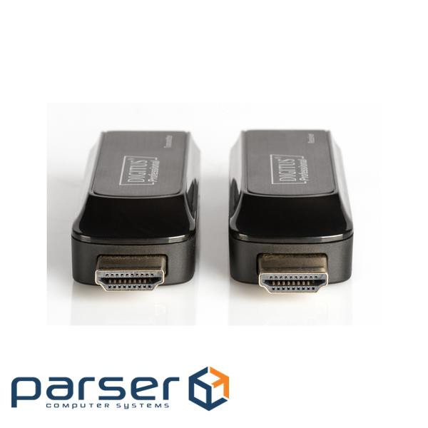 Подовжувач DIGITUS mini HDMI Extender over UTP 50m, USB Powered, Black (DS-55203)