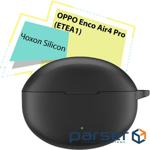 Чохол для навушників BeCover Silicon для OPPO Enco Air4 Pro Black (713222)