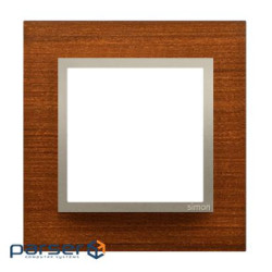 Рамка Premium NATURE 1x, дерево золотой орех (DRN1/86)