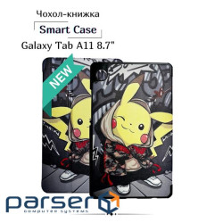Чохол до планшета BeCover Smart Case Samsung Galaxy Tab A11 SM-X133/X135 8.7" Pikachu (713989)