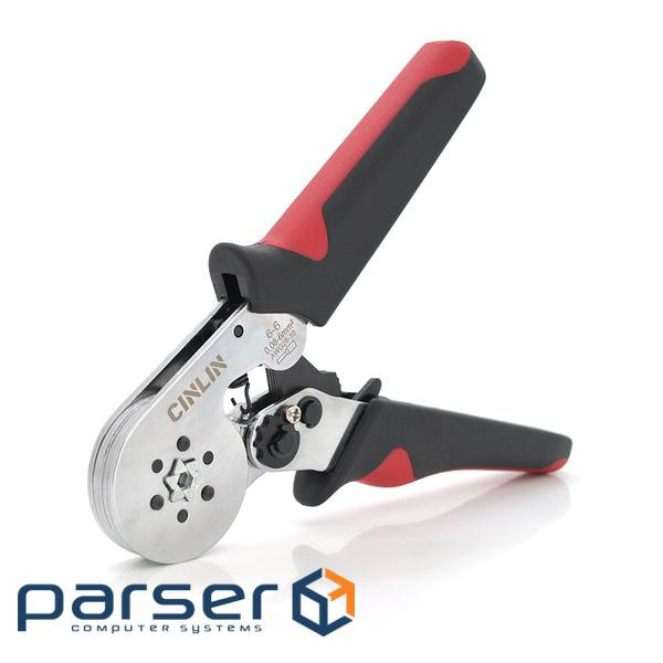 Інструмент обжимний CI-6-6, 0.25-6mm2, Black-red (CI-6-6 Black-red)