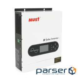 Гібридний інвертор MUST PV1800-1612 ECO, 2000VA / 1600W, 12V, струм заряду 16-80А, (PV1800-1612ECO) , (PV1800-1612ECO)