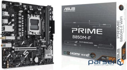 Материнcька плата ASUS PRIME B850M-F sAM5 B850 2xDDR5 M.2 HDMI WiFi BT mATX (90MB1N90-M0EAY0)