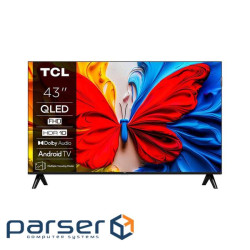 Телевізор 43 TCL QLED FHD 60Hz Smart Android TV Black (43S59K)