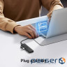 Концентратор Ugreen USB 3.0 to 4хUSB 3.0 0.15m Space Gray CM219 (25851)