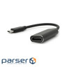 Конвертер Type-C (тато) на HDMI(мама) 10cm, Black, 4K/2K, Пакет (YT-C-Type-C(M) / HDMI(F)Bk)