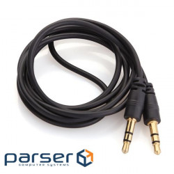 Cable VOLTRONIC AUX Audio DC3.5 male-male 5.0m, GOLD Stereo Jack, (round ) (YT-AUXGJ(M)/(M)-5.0-B)