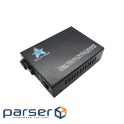 Media converter 100M 10/100BASE-T RJ-45 - 100BASE-FX 1SM WDM SC 20KM TX1550/RX1310nm ALISTAR