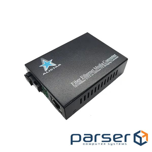 Медіаконвертор 100M 10/100BASE-T RJ-45 - 100BASE-FX 1SM WDM SC 20KM TX1550/RX1310nm ALISTAR (X5S) 100M 10/100BASE-T RJ-45 - 100BASE-FX 1SM WDM SC 20KM TX1550/RX1310nm ALISTAR (X5S)