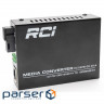 Media converter RCI RCI502W-GE-20-A 1G, SFP slot, RJ45, standart size metal case
