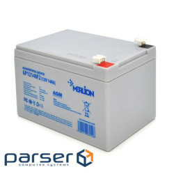 Акумуляторна батарея MERLION AGM GP12140F2 12 V 14 Ah ( (GP12140F2 ( 150 x 98 x 95 (100) ) Q6 / 252)