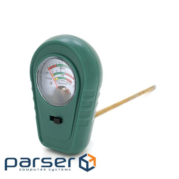 Аналізатор ґрунту S3119 3в1, вимірювач кислотності pH, вологості, освітленості