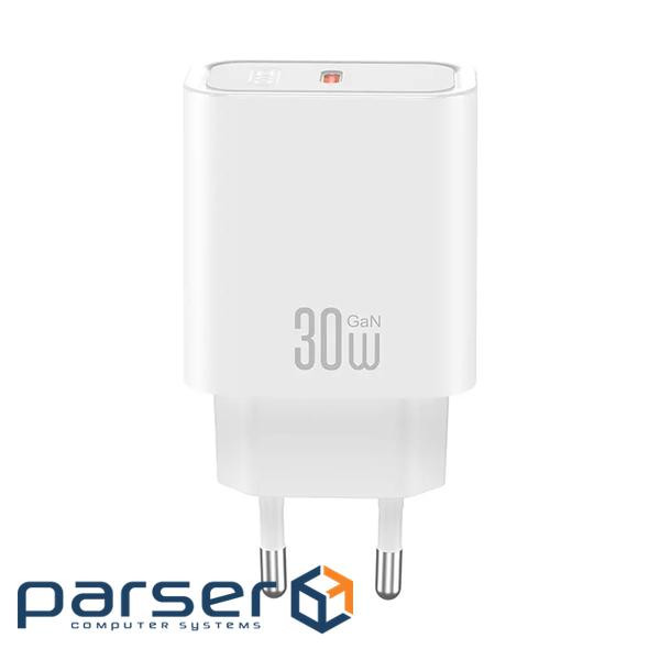 Зарядний пристрій XO USB-C PD30W white (CE41.white)