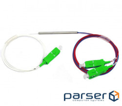 The divider is optical RCI FBT - 20/ 80% - SC/ APC (FBT 1x (FBT 1x2 (1310/1490/1550)  - 20/80% (SC/APC))